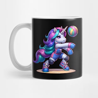 Volleyball Unicorn Team Player Mug